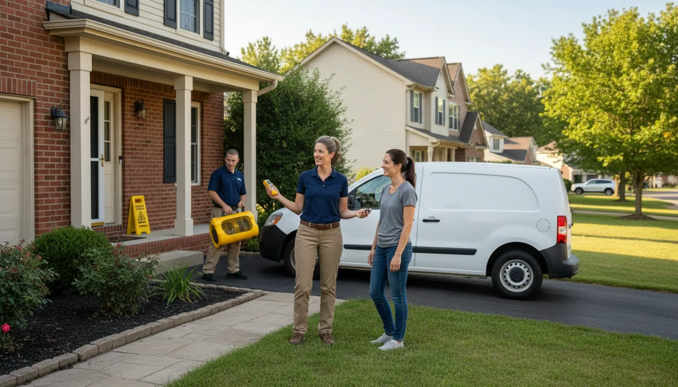 Water restoration image for Flood Water Cleanup, Removal And Restoration Services in Salem, OH